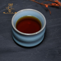 Yuyu kiln provincial worker Yang Jubin teacher Ruzhou Ru porcelain kung fu tea cup single cup sky blue open film can raise Master Cup
