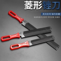 Diamond file saw cutting serrated file diamond file trimming file metal fine tooth triangle file woodworking plastic frustration rubbing knife