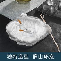 Iceberg Ashtrays Glacier Creative Personality Trendy Smoke Cylinders INS Wind Home Light Lavish Minimalist Crystal Glass Pendulum