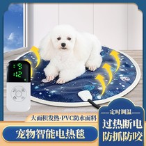 Nine-gear thermoregulation waterproof cat dog rabbit dragon cat warm pet electric blanket electric heating cushion limited temperature waterproof and anti-arrest cushion