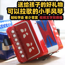 Accordion Musical Instruments Send Tutorial Music Children Parent-Child Toys Boys and Girls Birthday Gifts Early Education