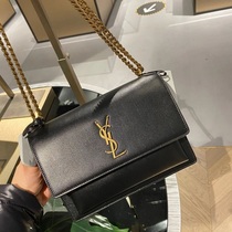 Official website Yang Shuilin Classic Girl Bag Fashion Sunset Bag Genuine Leather Crocodile Thread Chain Bag Single Shoulder Inclined Satchel Bag
