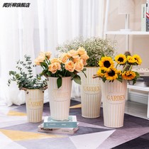 Dry Flowers Flowers Flower Arrangements Bucket Retro Made Old Iron Art Floral Flower Shop Special Home Bubble Flowers Flowers Wake Buckets