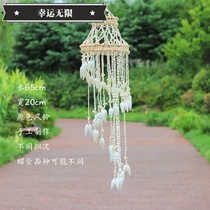 Lucky unlimited listening to sea sound natural sea snail shells Wind Sul hanging decoration large field Garden Living room Decorative Bedroom Balcony Woman