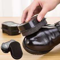 Shoe polishing household leather clothing leather shoes special multifunctional maintenance brightening double-sided sponge shoe wax colorless universal shoe polishing