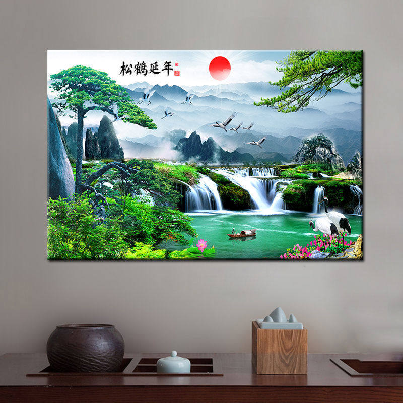 松鹤延年绢本挂画-松鹤延年绢本挂画促销价格、松鹤延年绢本挂画品牌- 淘宝