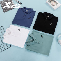 Testep short sleeve T-shirt mens 2022 new mens clothing summer turnover polo shirt speed dry breathable casual blouses