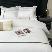 Постельное белье 4 комплекта Белые гостиничные простыни 7 комплектов постельные принадлежности подушки