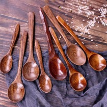 State Pie Day Style Wood Long Handle Spoon Coffee Spoon Stir Spoon Wooden Spoon Son long to stir the honey spoon coffee stirring spoon