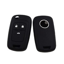 Suitable for Buick folding 3 key silicone remote control jacket Chevrolet key protective sleeve manufacturer spot