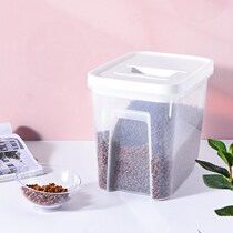 Pet Dog Storage Grain Bucket Outlet Quality 10KG5KG With Quantity Cup Dog Food Barrel Sealed Kitty Snacks Main Grain Separate