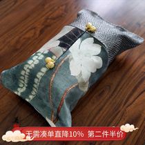 Chinese style pumping box Living room car lotus Chinese style paper towel cover Dining Towels CAR TOWELS COVER CLOTH ART PAPER TOWEL BAG