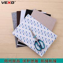 Bed leg foot rubber mat chair foot tablemat high anti - slip gasket sofa furniture pad chair protective suit
