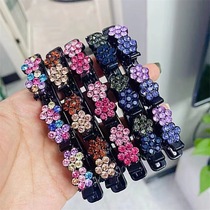 Metal-free acrylic Resin hair ornament braided hair clip female summer bangs clip net new broken hair finishing artifact side