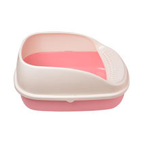 Cat Litter Basin Anti-Splash All Half Enclosed Large Cat Toilet Deodorant Shit Basin Small Number Young Cat Sand Basin Kittens