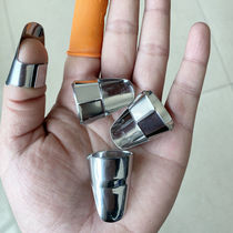 Tea Leaf leaf Divine Instrumental Picking Vegetable Hand Fingertip Pepper pepper Pepper Bean Corner Thumb Knife Pinch pinched iron nail protective finger