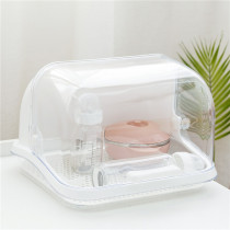 Transparent collection box Baby Bottle Bowl Cleaning Bowl Cleaning Bowl Baby Tableware Dust Container Box