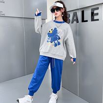 Fried Street Children Clothing Girls Suit Winter Nets Red Grand Children Trendy Necropolis 2021 New Foreign Air Fashion Sports Winter Clothing