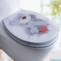2021 New Nordic resin toilet cover household universal thickened UVO type quick-removal slow drop toilet cover cover