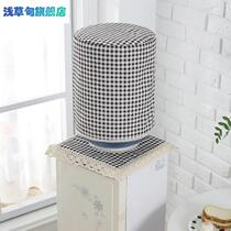 Water Dispenser Dust Cover Domestic Living Room Lace Water Dispenser Bucket Suit Vertical Pure Water Bucket Cover Scarlet Lid 