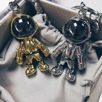 Xiangcai astronaut cartoon net red small universe couple diy car key chain pendant male and female ring ins creative