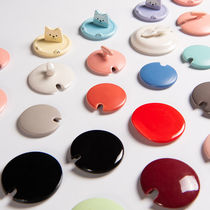 Single cup cover Mark cup ceramic cup lid common round cup cover ceramic accessories cup cover