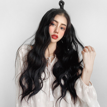 Water ripple with a trace of large wave long curls u - type invisible connector wig female long hair wig