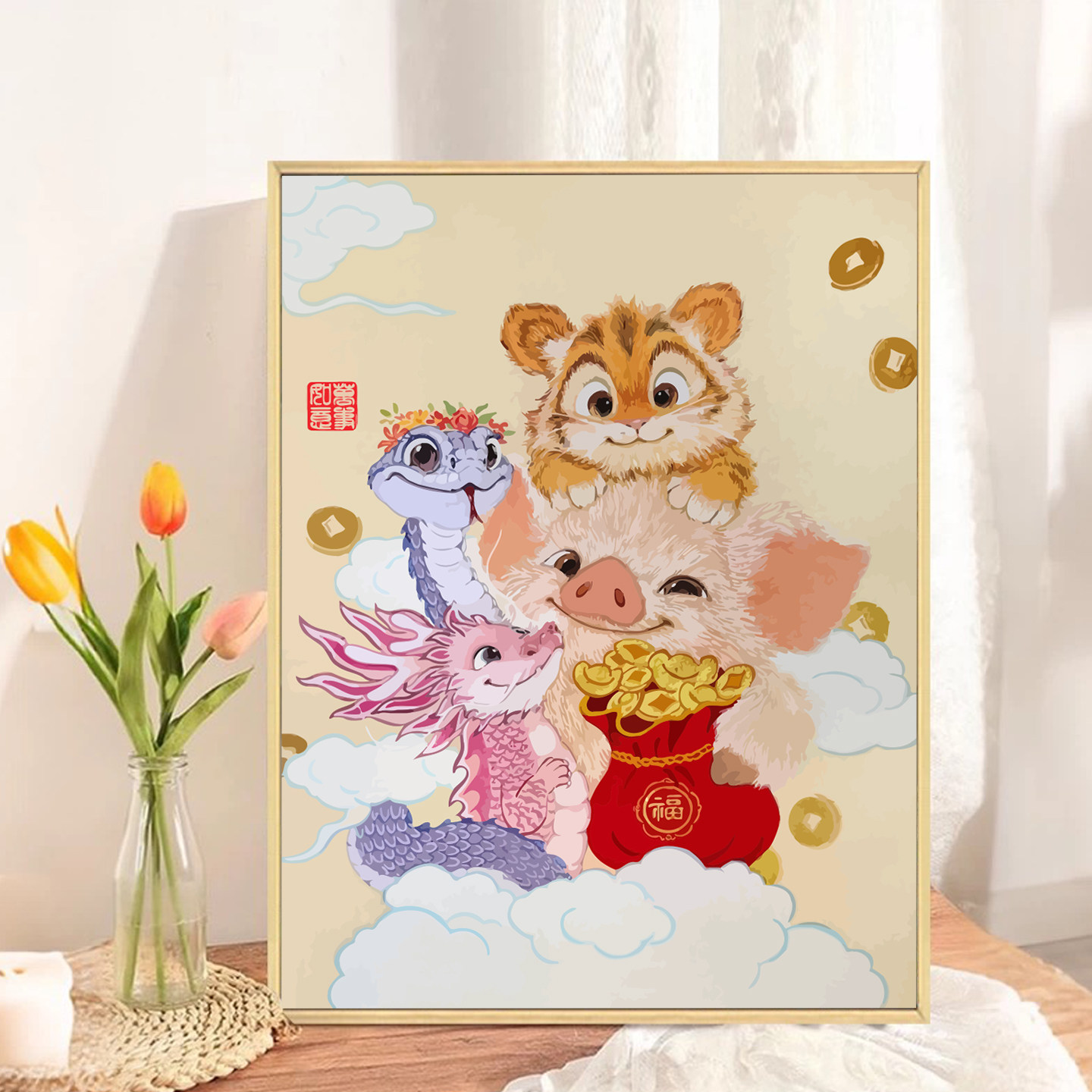 羊数字油画-羊数字油画促销价格、羊数字油画品牌- 淘宝