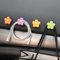 Car interior small hook car front row decoration supplies Daquan paste female cartoon seat back car hook