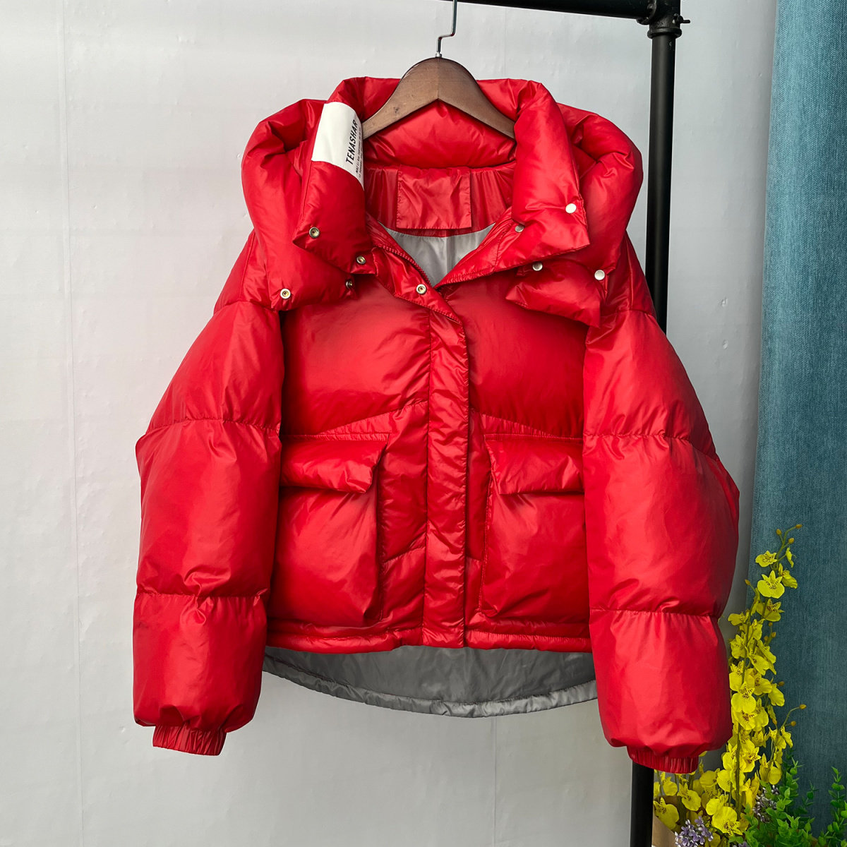 2024年秋季必入| 正红色羽绒服女冬季2026马年本命年衣服，288.00性价比之王？_羽绒服_淘宝服装网, image size:1200x1200