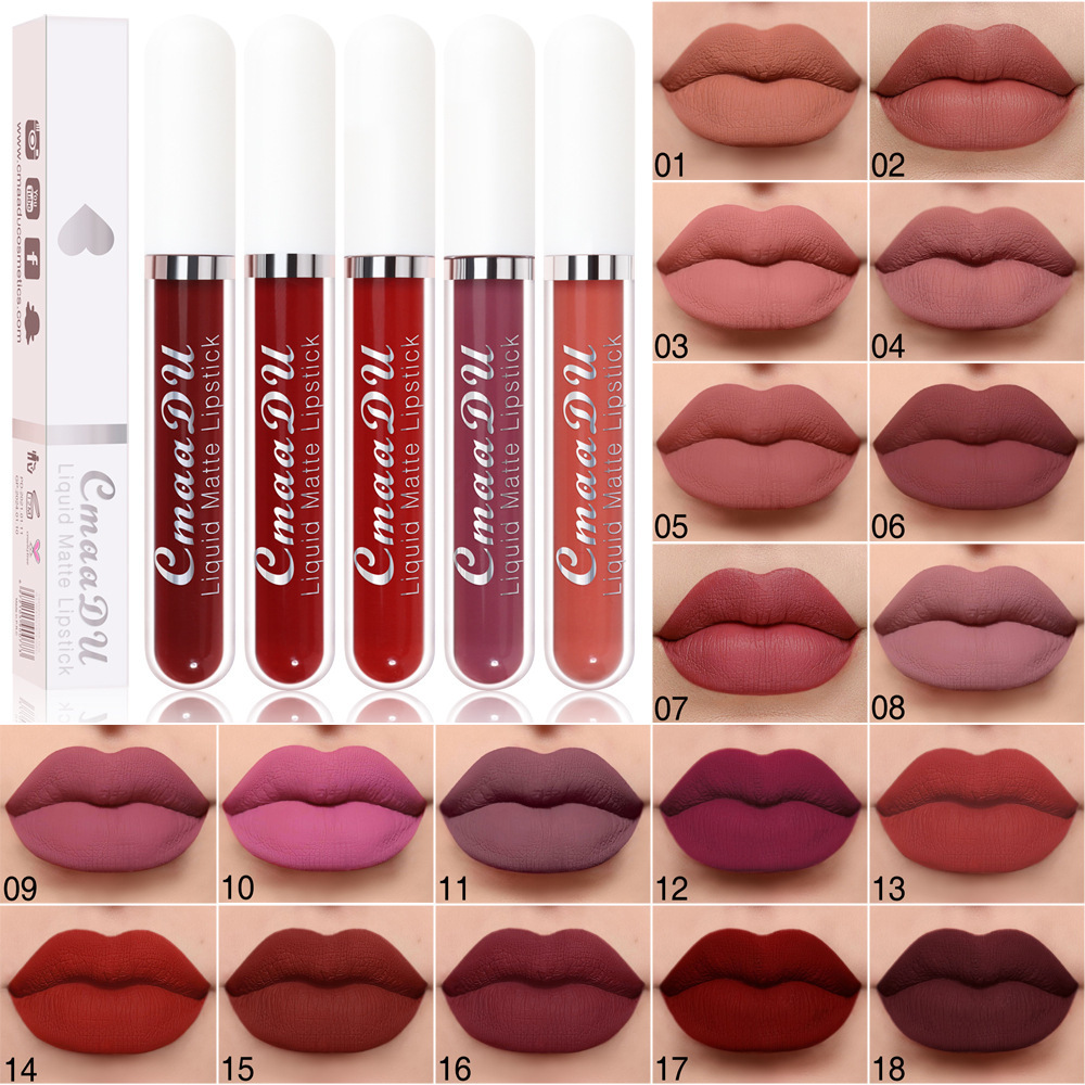 Liquid Lipstick Matte Lip Gloss Cosmetic Lightweight O.TWO.O