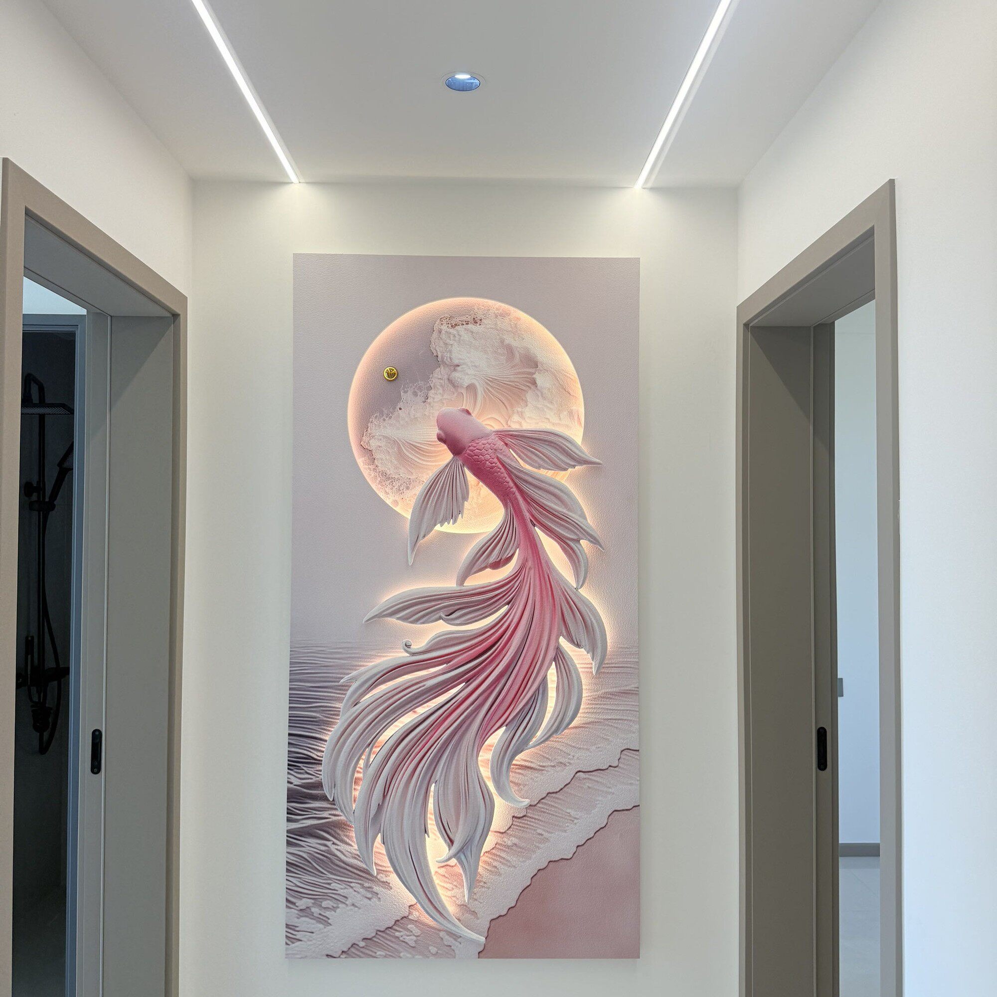 锦鲤3D浮雕玄关画-锦鲤3D浮雕玄关画促销价格、锦鲤3D浮雕玄关画品牌- 淘宝