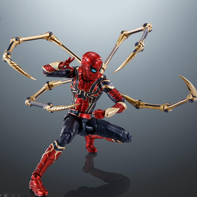 High -End Spider Toy Man Man Witong Iron and Steel Action Puppet Avengers Super Hero No Return to Expedition