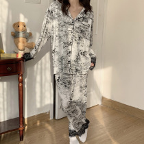 Yoga Ying Modale Moon Subserved Spring Summer Thin Section Postpartum Breastfeeding Palate Spring Autumn Big Code Pregnancy Pregnant Womans Family Residence