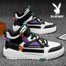 Playboy aj men's shoes winter high-top fashion casual sports shoes 2022 new spring Korean fashion shoes