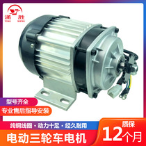 Electric tricycle brushless center motor 24V36V48V60V550W to 1500W lawn mower modification 1000w