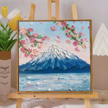 富士山油画-富士山油画促销价格、富士山油画品牌- 淘宝