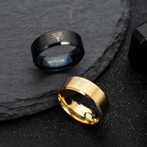 Games perimeter TheWitcher3 wolf head ring 316L stainless steel ring Wizard 3ring men and women jewelry