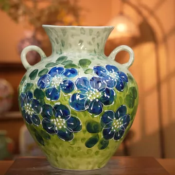 影青花瓶 青影蓝波陶瓷花瓶-青影蓝波陶瓷花瓶促销价格、青影蓝波陶瓷花瓶品牌- 淘宝