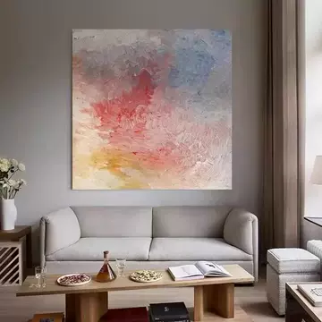 抽象表现主义 油彩画 厚涂技法 立体肌理 额装 #103 抽象厚肌理油画-抽象厚肌理油画促销价格、抽象厚肌理油画品牌- 淘宝