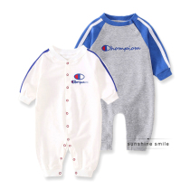 South Korean One year old baby one-piece clothes Autumn Newborn Son Out of Long Sleeves Clothes Spring Autumn Season male and female baby Harvest