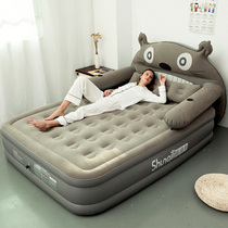 Inflatable bed double household air mattress single padded and raised inflatable air cushion simple afternoon rest bed folding tatami