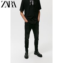 ZARA spring mens clothing tight with small feet to make old small-footed jeans 6045344800