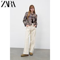 ZARA spring new womens dress jacquard knit cardiovert 2014629330