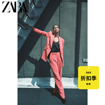 ZARA discount season] Womens neutral style wide leg pants 08369624676