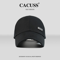 cacuss baseball cap male spring summer tide card big head circumference brief about 100 lap sun protection duck tongue cap black sun-cap son