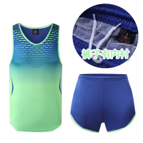 21 body test track and field suit suit men and womens marathon running fitness training clothes quick-dry sprint competition sportswear