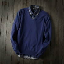 Strong goods Spanish orders foreign trade Mens factory cut tail thin cotton sweater sweater