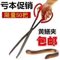 Yellow Eel Clip Loach for Eel Pliers Crab Clips Yellow Eel Pliers Catch Sea Theorizer Tool Anti Slip Lengthened Multifunction