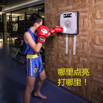 Boxing wall target Childrens boxing training household sandbag wall-mounted reaction target Professional fitness childrens sanda equipment